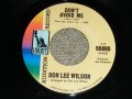 DON LEE WILSON -  DON'T AVOID ME  / SALLY    :  1966  US ORIGINAL Audition Promo 7 Single 