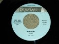 JERRY McGEE- WALKIN' / BLUES TRAIN  : 1963?  US ORIGINAL Rare "BLUE Label" 7"Sinlge 