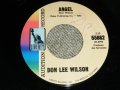 DON LEE WILSON -  NO MATTER WHAT SHAPE YOUR STOMACH'S IN ( FULL CREDIT PRINTING TITLE TYPE ) / ANGEL   1966  US ORIGINAL Audition Promo 7 Single 