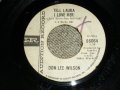 DON LEE WILSON -  TELL .LAULA I LOVE HER ( THIN LOGO STYLE ) / ANGEL      1964  US ORIGINAL White Label Promo 7 Single 