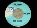 DON WILSON - THE TWOMP / HEART ON MY SLEEVE   1961 US ORIGINAL 7 Single 