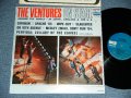 THE VENTURES ON STAGE   Blue with Black Print  Label 