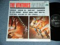 THE VENTURES ON STAGE   Black With Silver Print label  Label 