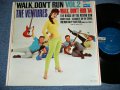 WALK DON'T RUN VOL.2 : 2nd press Jacket NON SWEAT SHIRT Version  1964 US AMERICA ORIGINAL "DARK BLUE with SILVER PRINT Label"  MONO