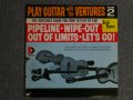 PLAY GUITAR WITH THE VENTURES Volume 2 Dark Blue With／Silver Print Label 
