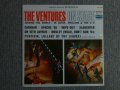 THE VENTURES ON STAGE Blue With Black Print Label 