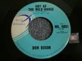 DON DIXON- CRY OF THE WILD GOOSE / FOR YOUR LOVE 1961 US ORIGINAL 7 Single 