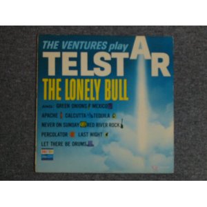 画像: THE VENTURES PLAY TELSTAR ・THE LONELY BULL DARK BLUE W／BLACK PRINT LABEL 