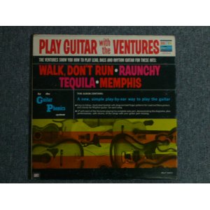 画像: PLAY GUITAR WITH THE VENTURES  Dark Blue With Silver Print Label 