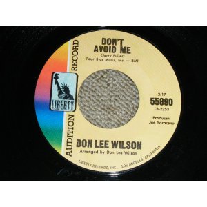 画像: DON LEE WILSON -  DON'T AVOID ME  / SALLY    :  1966  US ORIGINAL Audition Promo 7 Single 