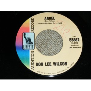 画像: DON LEE WILSON -  NO MATTER WHAT SHAPE YOUR STOMACH'S IN ( FULL CREDIT PRINTING TITLE TYPE ) / ANGEL   1966  US ORIGINAL Audition Promo 7 Single 