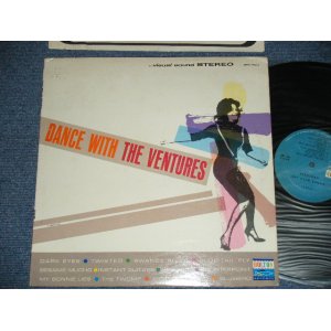 画像: DANCE WITH THE VENTURES   BLUE with BLACK PRINT LABEL  Stereo 