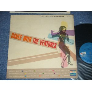 画像: DANCE WITH THE VENTURES   BLUE with BLACK PRINT LABEL  Stereo  