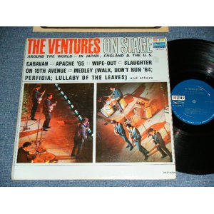 画像: THE VENTURES ON STAGE   Blue with Silver Print  Label 