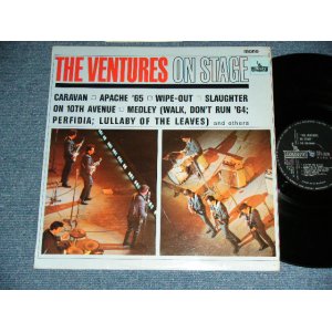 画像: THE VENTURES ON STAGE   Black With Silver Print label  Label 