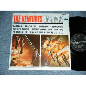 画像: THE VENTURES ON STAGE   Black With Silver Print label  Label  STEREO 