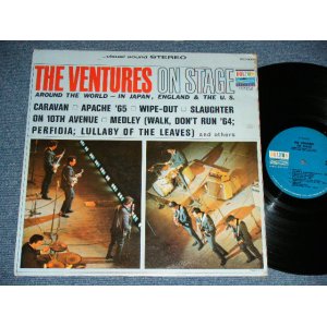 画像: THE VENTURES ON STAGE   Blue with Black Print  Label STEREO 