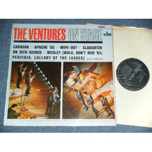 画像: THE VENTURES ON STAGE   Black With Silver Print label  Label 