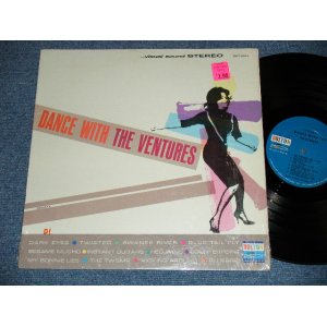 画像: DANCE WITH THE VENTURES   BLUE with BLACK Print Label : Matrix Number A) BST 8014 SIDE-1 1A / B) BST 8014-1B (SIDE-2)   Stereo 