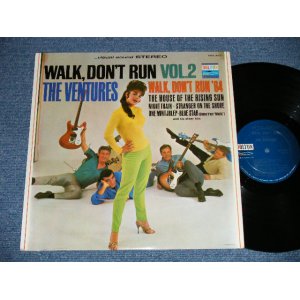 画像: WALK DON'T RUN VOL.2 : SWEAT SHIRT Version  1964 US AMERICA ORIGINAL "DARK BLUE with SILVER PRINT Label" STEREO  