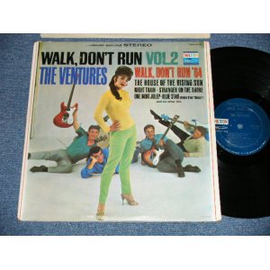 画像: WALK DON'T RUN VOL.2 : SWEAT SHIRT Version  1964 US AMERICA ORIGINAL "DARK BLUE with SILVER PRINT Label" STEREO  