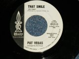 画像: PAT VEGAS ( Arranged  by BOB BOGLE of THE VENTURES ) - THAT SMILE / THE BEST GIRL IN THE WORLD : 1964? US AMERICA ORIGINAL "WHITE LABEL PROMO" Used 7"Single