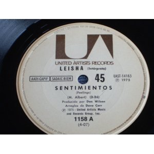 画像: LEISHA - FEELINGS / MIRACLE MAKER   :  1975 ARGENTINA ORIGINAL   ARGENTINA 