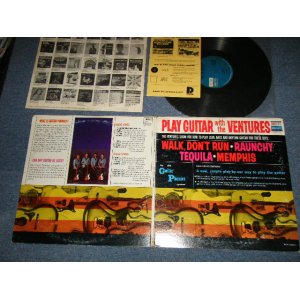 画像: PLAY GUITAR WITH THE VENTURES Blue With Black Print Label (2nd Press Version) 