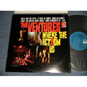 画像: WHERE THE ACTION IS    Late 1965 Version? US AMERICA 2nd Press "BLUE with BLACK PRINT Label" MONO Used LP