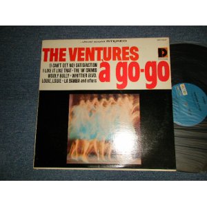 画像: VENTURES A GO GO    1965 Version 2nd Press "BLUE with BLACK Print Label"