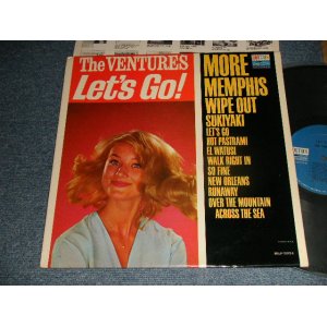 画像: LET'S GO      /1965 Version US AMERICA RE-PRESS 2nd Press "BLUE with BLACK Print Label" MOMO LP