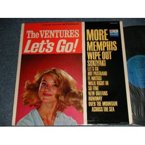 画像: LET'S GO      /1965 Version US AMERICA RE-PRESS 2nd Press "BLUE with BLACK Print Label" STEREO LP