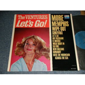 画像: LET'S GO      /1965 Version US AMERICA RE-PRESS 2nd Press "BLUE with BLACK Print Label" MOMO LP