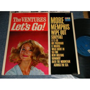 画像: LET'S GO      /1965 Version US AMERICA RE-PRESS 2nd Press "BLUE with BLACK Print Label" STEREO LP