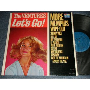 画像: LET'S GO      /1965 Version US AMERICA RE-PRESS 2nd Press "BLUE with BLACK Print Label" MOMO LP