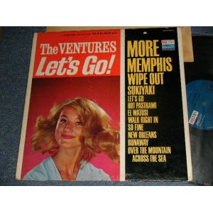 画像: LET'S GO      /1965 Version US AMERICA RE-PRESS 2nd Press "BLUE with BLACK Print Label" STEREO LP