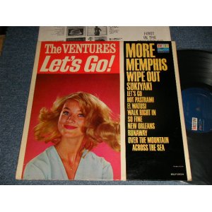 画像: LET'S GO      /1963 US AMERICA ORIGINAL 1st Press Label "DARK BLUE with SILVER PRINT Label" MOMO LP