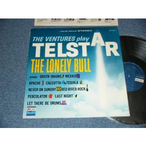 画像: THE VENTURES PLAY TELSTAR ・THE LONELY BULL    1963 Version US AMERICA RE-PRESS "DARK BLUE With SILVER Print Label"