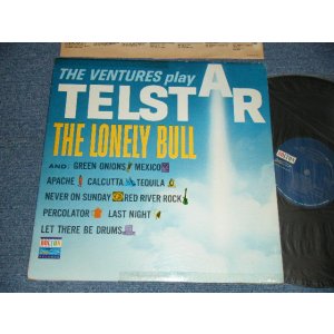 画像: THE VENTURES PLAY TELSTAR ・THE LONELY BULL     1963 Version RE-PRESS "DARK BLUE With SILVER Print Label"  