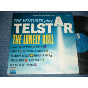 画像: THE VENTURES PLAY TELSTAR ・THE LONELY BULL      1964 Version US AMERICA RE-PRESS "BLUE With BLACK Print Label" 