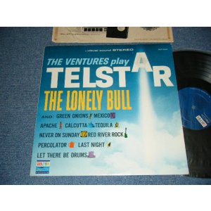 画像: THE VENTURES PLAY TELSTAR ・THE LONELY BULL      1964 Version US AMERICA RE-PRESS "BLUE With BLACK Print Label" 