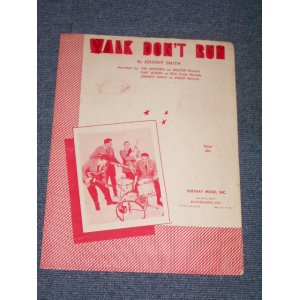 画像: THE VENTURES - WALK DON'T RUN MUSIC SHEET / 1960 US ORIGINAL BOOK 