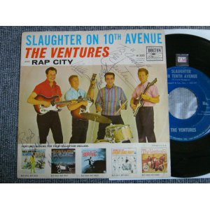 画像: SLAUGHTER ON TENTH AVENUE / RAP CITY WITH PICTURE SLEEVE DARK BLUE With SILVER PRINT LABEL With 4 MEMBERS AUTOGRAPHED SIGNED 