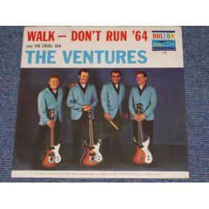 画像:  WALK, DON'T RUN '64 / THE CRUEL SEA   With Picture Sleeve and  Dark Blue With Black Print Label