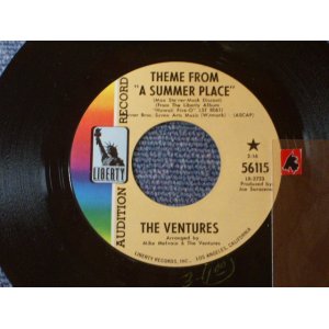 画像: 56115 THEME FROM A SUMMER PLACE / A SUMMER LOVE  Promo Audition Label  