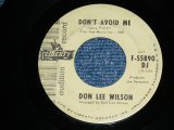 画像: DON LEE WILSON -  DON'T AVOID ME ( OLD STYLE LOGO ) / SALLY      1966  US ORIGINAL Audition Promo 7 Single 