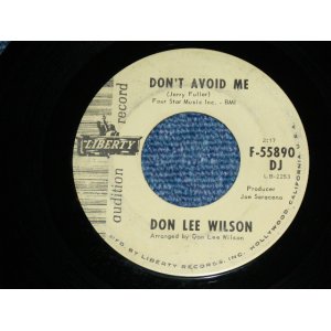 画像: DON LEE WILSON -  DON'T AVOID ME ( OLD STYLE LOGO ) / SALLY      1966  US ORIGINAL Audition Promo 7 Single 