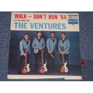 画像:  WALK, DON'T RUN '64 / THE CRUEL SEA   With Picture Sleeve and  Dark Blue With Black Print Label