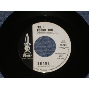 画像:  SHANE ( BOB BOGLE of THE VENTURES ) -'TIL I FOUND YOU /  ON A NIGHT LIKE THIS 1964?  US ORIGINAL WHITE LABEL PROMO 