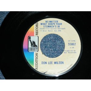 画像: DON LEE WILSON -  NO MATTER WHAT SHAPE YOUR STOMACH'S IN ( FULL CREDIT PRINTING TITLE TYPE ) / ANGEL   1966  US ORIGINAL Audition Promo 7 Single 